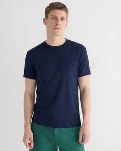 J.Crew Performance T-shirt with COOLMAX® technology in navy size M NWT - Picture 1 of 6