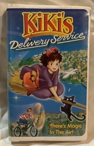 Kikis Delivery Service VHS Cassette Tape Movie 1998 Clamshell Case Studio Ghibli - Picture 1 of 10