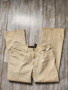 Route 66 Stretch Fit Khaki Bootcut Jeans Mid Rise Helle Waschung Damengröße 16 - Bild 1 von 9