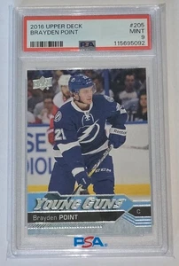 2016-17 Upper Deck Young Gun #205 Brayden Point *PSA 9 MINT!** - Bild 1 von 2