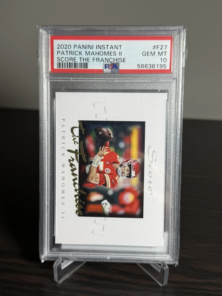 2020 PANINI SCORE THE FRANCHISE 1/1251  Patrick Mahomes  PSA 10 GEM MINT RARE - Image 1 of 1