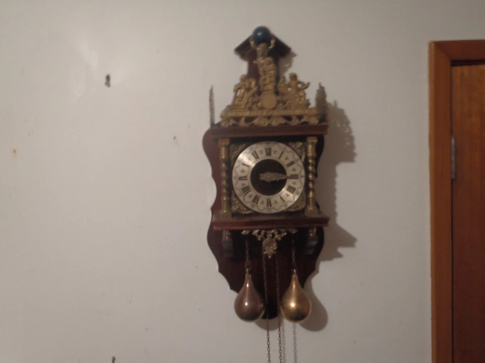 Dutch Zaanse Wall Clock w/ Franze Hermle Movement  United Clock Works UCW - image 1 of 4