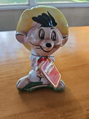 VTG ALPA Warner Brothers Carosello Decanter Italy Looney SPEEDY GONZALEZ empty - Image 1 of 4