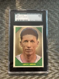1960 Fleer Baseball Greats Boston Red Sox Lefty Grove SGC 60 EX #60 - Imagen 1 de 2