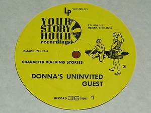 YOUR STORY HOUR - RECORD 36 - DONNA'S UNINVITED GUEST / NO GREATER LOVE - NEW LP - Picture 1 of 2