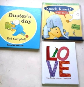3 Toddler Young Children Books:  Picture,  Interactive & Knock Knock Joke Books - Picture 1 of 12