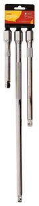 New Steel 3Pc 1/2" Drive Wobble Extension Bar Set 150Mm 250Mm 450Mm Mechanics - Picture 1 of 3