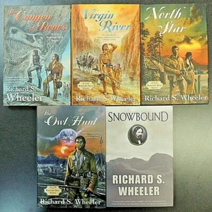 5 BK Set: Barnaby Skye Novels Owl North & Snowbound Historical Fiction Wheeler - Imagen 1 de 4