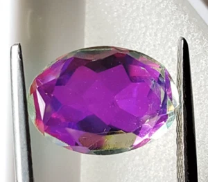Hermosas gemas místicas con forma de piedra preciosa suelta ovalada transparente de ópalo místico de 5,93 quilates - Imagen 1 de 7