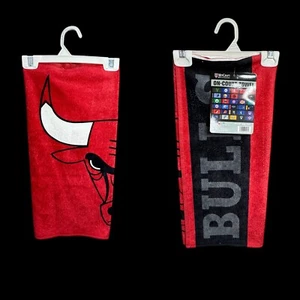 NEW NBA Chicago Bulls Logo On-Court Towel 22 X 42 WinCraft NBA - Picture 1 of 4
