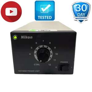 Nikon PSM-1120 / 12V100W Power Supply Unit 100-120V 50/60HZ 3A  Tested Video - Picture 1 of 14