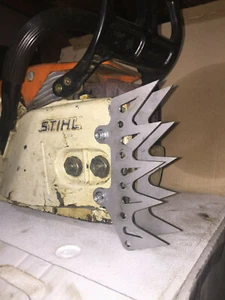 Stihl ms 280 028av 028 farm boss dog spike front cover Steel skeletonize laser - Picture 1 of 5