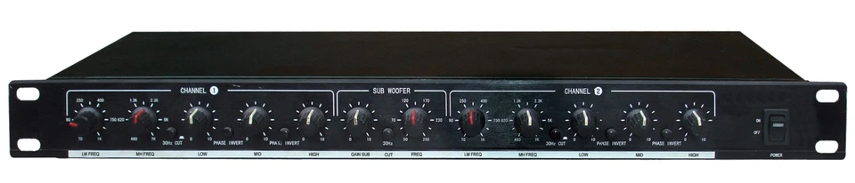 Mr DJ DXO300 3-way Professional Crossover Subwoofer