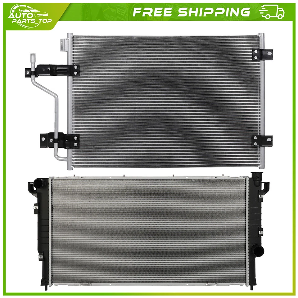 Aluminum Radiator and AC Condenser Cooling Kit For 1998-2002 Dodge Ram 3500 - Image 1 of 1