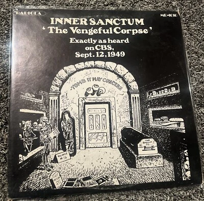 INNER SANCTUM / THE HERMITS CAVE RADIO BROADCAST 1949 RADIOLA MR-1016 HORROR - Image 1 of 4