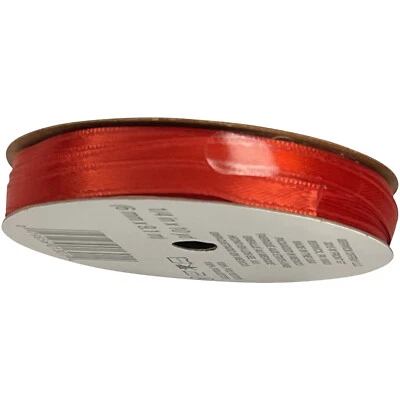 OFFRAY Spool o Ribbon 1/4" x 10 Yds NEW Spool, 100% Polyester RED - Image 1 of 3