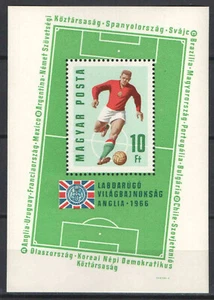 Hungary 1966. Football / soccer nice sheet MNH (**) Michel: Block 53. / 8.50 EUR - Picture 1 of 1