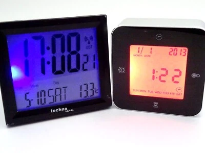 Technoline Funkwecker WT199 Digital & dazu ein Reisewecker WT344 Digital gratis - Bild 1 von 4