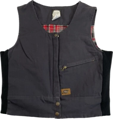 Polar King by Key Medium Made in USA Vest Canvas Gray - Image 1 of 4