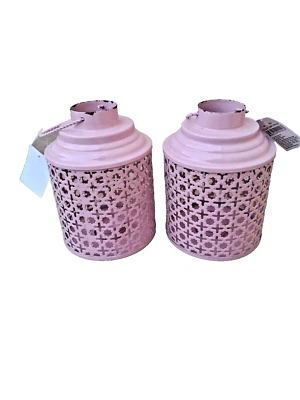 Christmas Decorative Candle Holder Lantern Round Hanging Table Home Decor Gift - Image 1 of 4