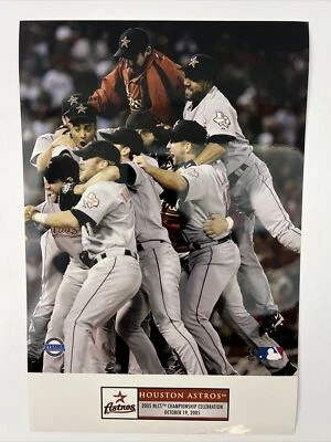 Houston Astros 2005 NLCS Championship ￼Photo Steiner Catch The Moment 8” X 12” - Image 1 of 4