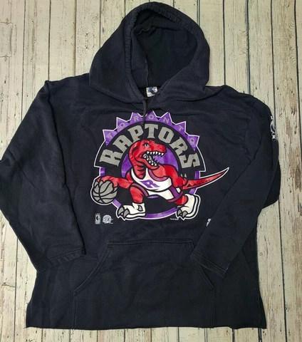 VINTAGE 90s Toronto Raptors NBA Starter Sweatshirt BASKETBALL Men L Cover