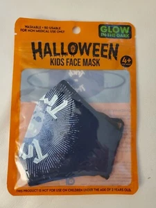 KIDS HALLOWEEN GLOW IN THE DARK FACE MASK - Picture 1 of 3