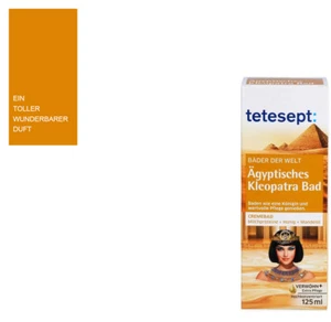 1x125ml tetesept Ägyptisches Kleopatra Bad Cremebad | Milchproteine Honig Mandel - Bild 1 von 1