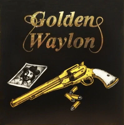 Waylon Jennings - Golden Waylon (LP, RE) (Mint (M)) - Image 1 of 4