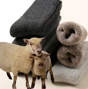 3Pairs Mens 80% Wool Cashmere Winter Thick Soft & Warm & Pure Socks - Picture 1 of 10