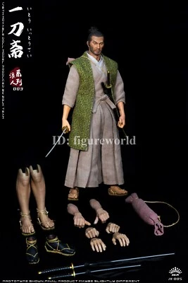 Figura de acción modelo juguete ZGJKTOYS JK-005 1/6 espadachín japonés Itou Ittousai 12" Foto 1 de 4