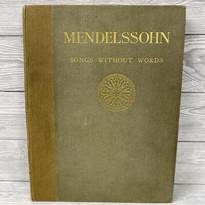 Mendelssohn Songs Without Words Augener's Edition 5060 Continental Fingering PK - Picture 1 of 16