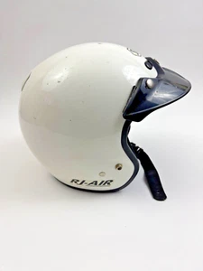 SHOEI RJ-AIR White Snell Approve DOT Motorcycle Helmet size XL - used rough - Picture 1 of 10