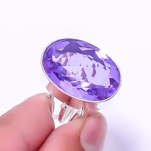 Alexandrite Gemstone 925 Sterling Silver Ring S.7 R_9380_157_68 - Picture 1 of 2