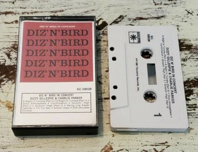NM Diz 'N' Bird In Concert (1981) Roulette – SC 59026 Cassette, Album, US - Image 1 of 2