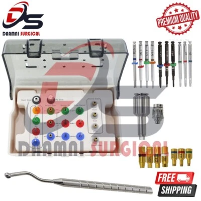 Kit de cirugía removedor de tornillo roto dental taladro inverso guía controlador NeoBiotech Foto 1 de 4