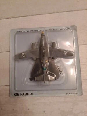 ATLAS GE FABBRI 1:100 MESSERSCHMITT ME 262 SCHWALBE DIECAST AIRCRAFT PLANE MODEL - Image 1 of 4