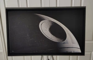 Star Wars Ultimate Weapon Space Station Moon Death Star Fine Art Giclée Canvas - Picture 1 of 5