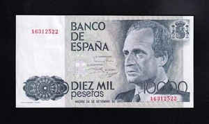 F.C. 10000 PESETAS 1985 , SERIE A , S/C- . - Bild 1 von 2