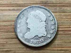 1830 Capped Bust Half Dime - Picture 1 of 4
