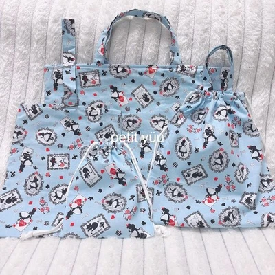 Alice nel Paese delle Meraviglie Set Ingresso Asilo 4 Pezzi Borsa Lezione Cambio - Immagine 1 di 2