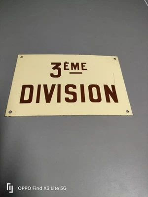 Plaque émaillée  Militaire - Photo 1/4