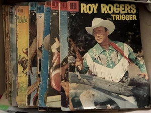 Huge Western Comic Lot of 20 1951-56 Golden Age Dell Roy Rogers Red Ryder - Picture 1 of 11