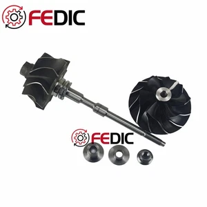 Turbo shaft and wheel GT2556V 454191 for BMW 530D 730D 3.0L M57 D30 1998 - Picture 1 of 1
