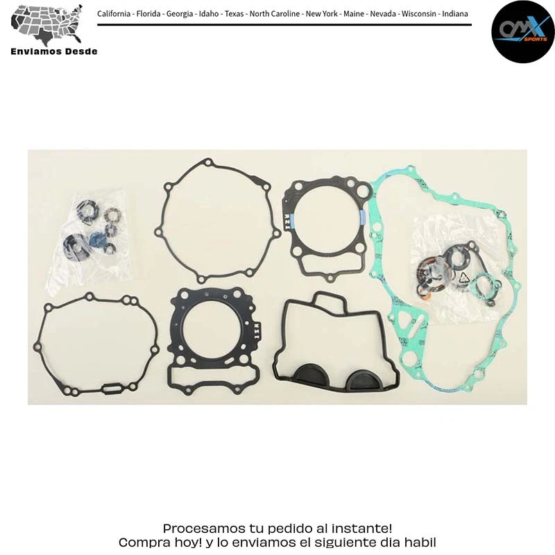 KIT DE EMPAQUES COMPLETO SIN SELLOS DE ACEITE Yamaha YZ250FX YZ250F WR250F - Image 1 of 1