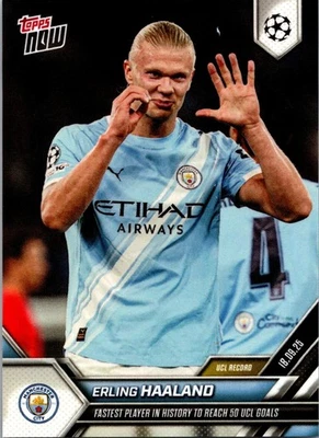 Erling Haaland 2025-26 Topps Now Premier League #020 Manchester City 009737 - Image 1 of 2