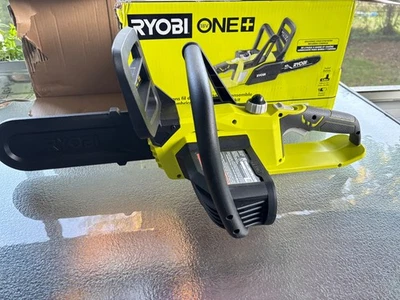 Ryobi P546 18 voltios 10 pulgadas Motosierra a batería con batería y cargador Foto 1 de 4