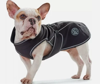 HUNTER Hundemantel Uppsala Softshell reflektierend 45 cm Schwarz - Bild 1 von 4