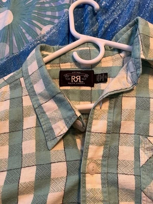 Double R Ralph Lauren Button Down Shirt Size Xl. Mint Condition - Image 1 of 4