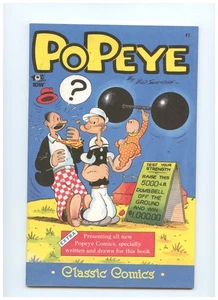 2012 Classic Comics Popeye #1 “IDW Comics" Comic Book - Picture 1 of 2